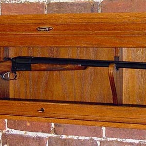 #305-O Solid Oak Wall Mount Display